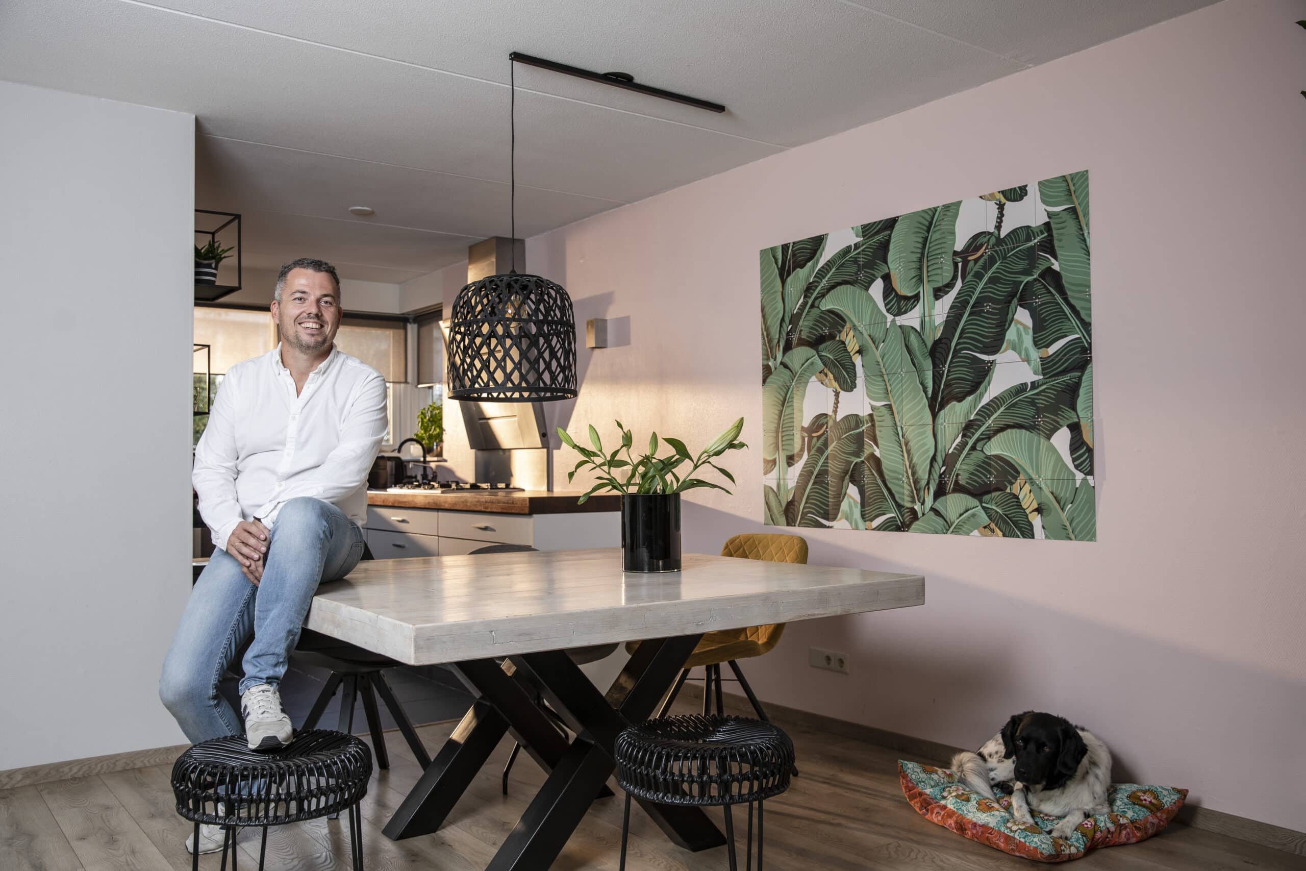 Paul at home with the Lightswing