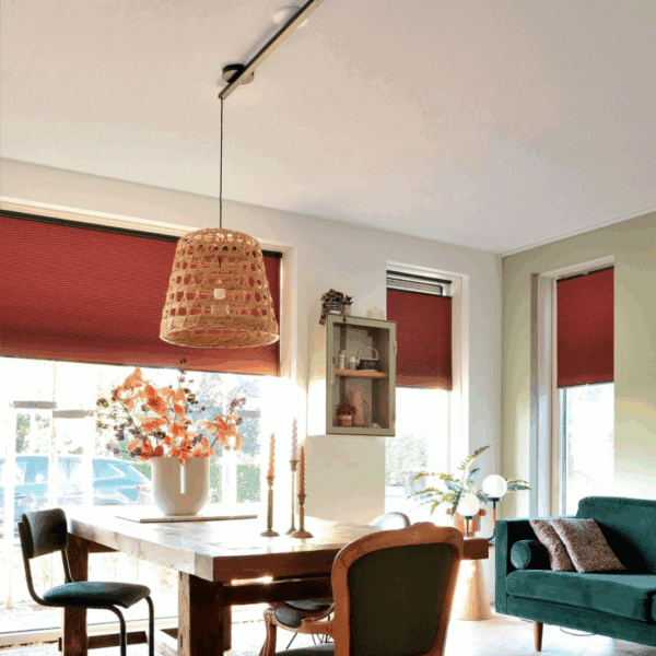 Lightswing single mat black dining room